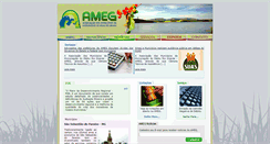 Desktop Screenshot of ameg.org.br