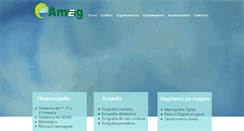 Desktop Screenshot of ameg.com.br